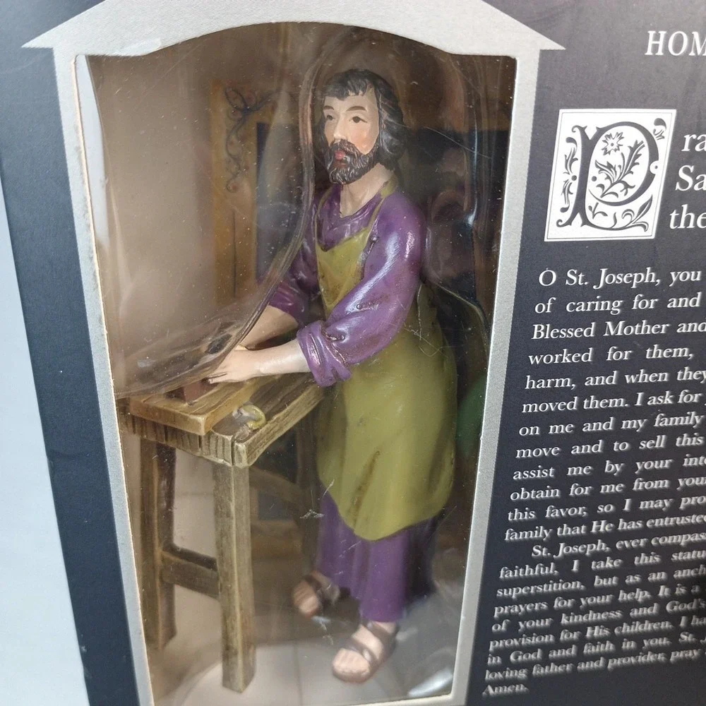St Joseph the Worker 45007 NEW In Box Catholic Roman Inc Home Sales Kit
